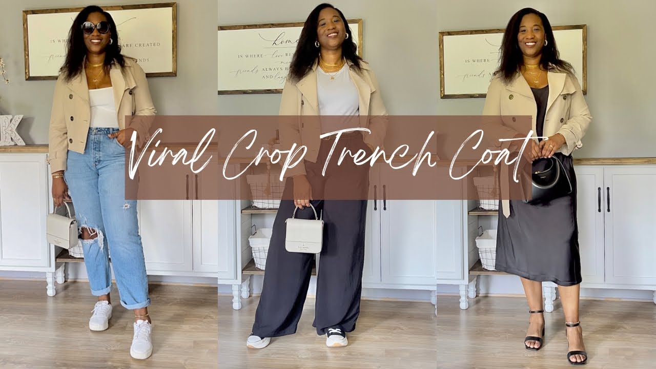 How to Style a Cropped Trench Coat for a Polished Everyday Outfit